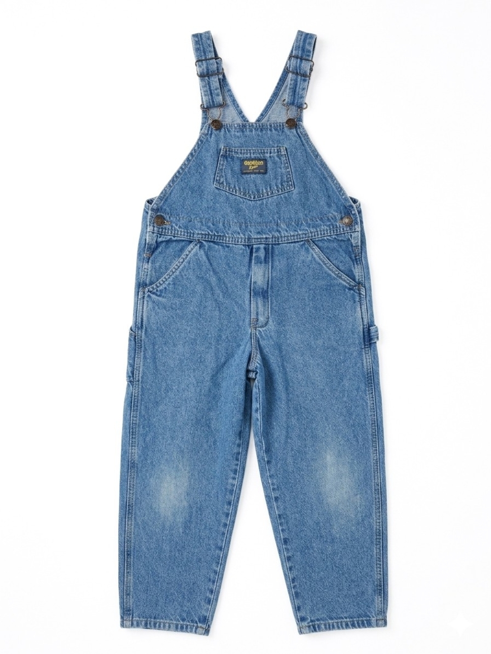 VTG 90s OshKosh B'gosh Denim Vestbak Overalls Kids 5/6 USA Era